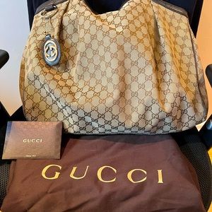 Authentic Gucci Sukey Tote Large Excellent Condition!